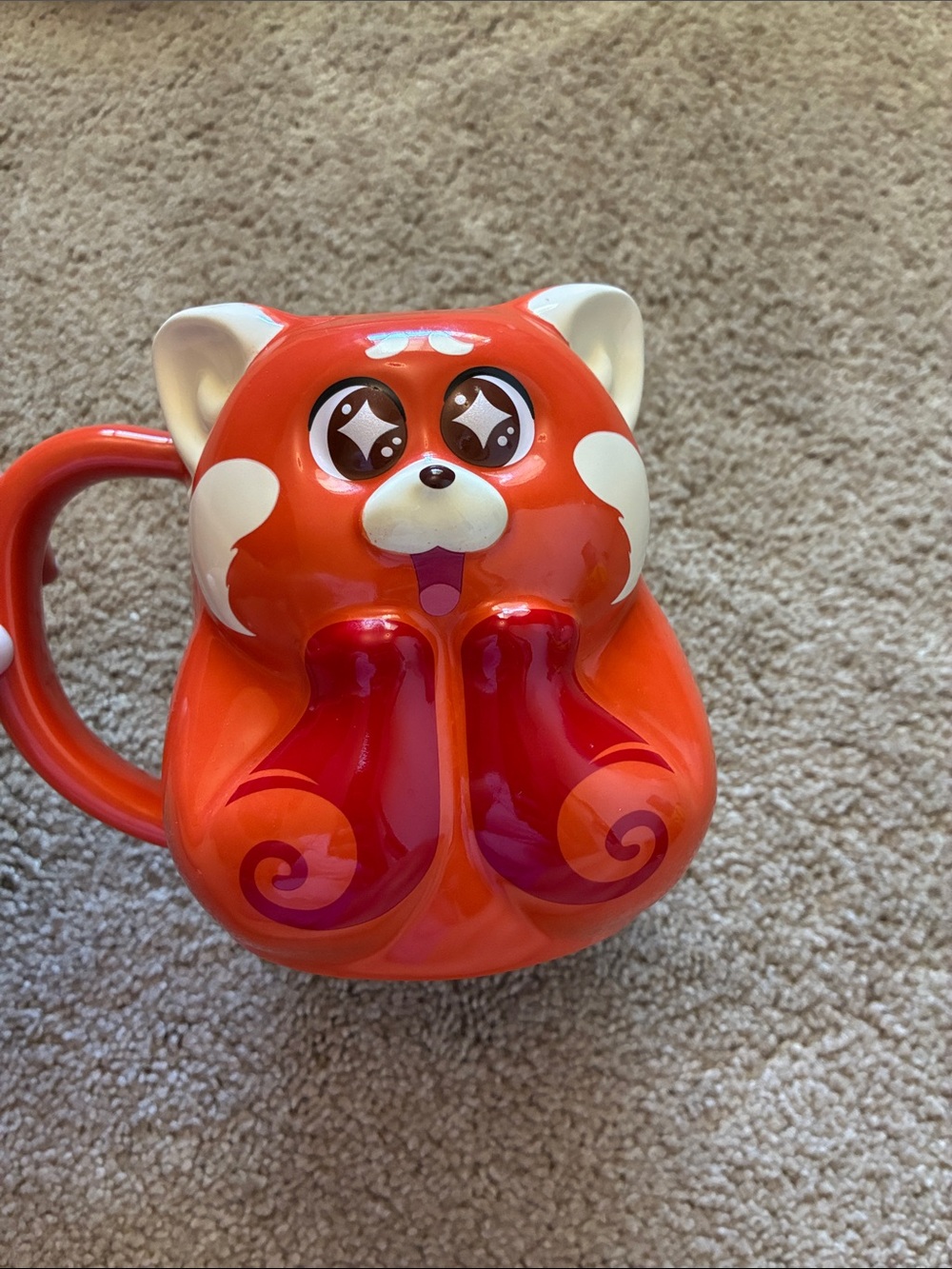Disney Turning Red Mei Lee Panda 3D Sculpted Jumbo Stoneware Mug 31oz